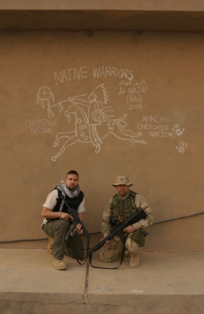 Sam and I in Iraq 2004