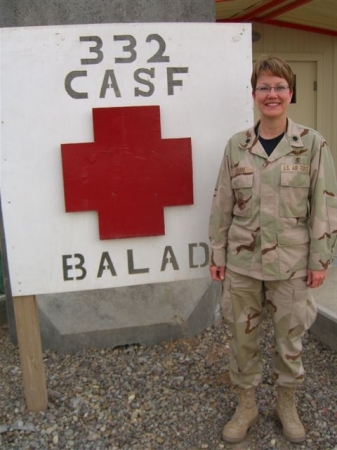 Lt Col Drake in Balad, Iraq 2006