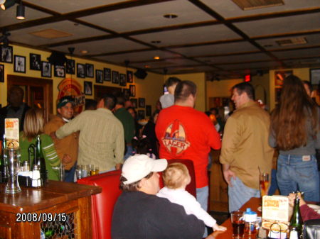The bar was packed!