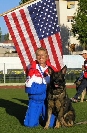 Donna and Gipper at the World Championship 200