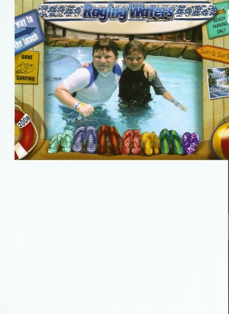 at Raging waters for Jorden's birthday