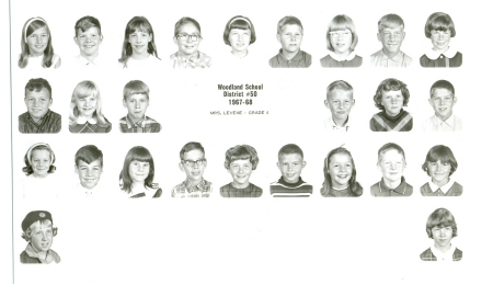 Woodland School - Mrs. Levene - Gd. 4 1967-68