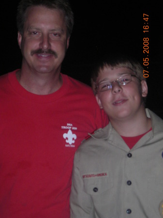 Gordon and his dad, (Jeff Rosel)