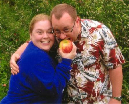 Me and Tiffany with Apples