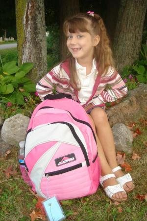 Trista's first day of school !