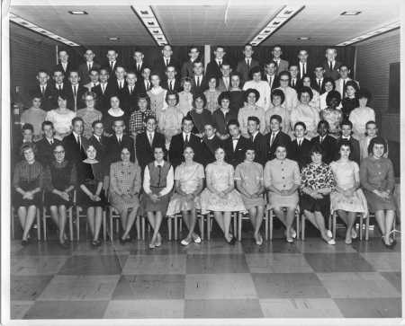 1962 Graduating Class at West Woods School