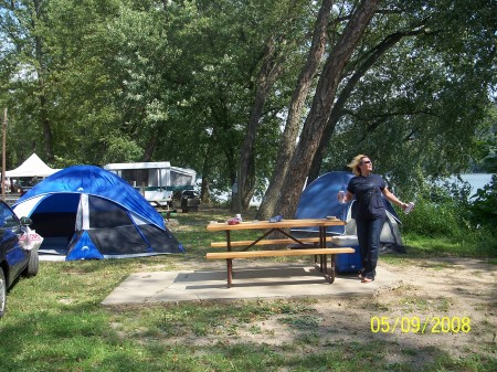 Camping at the PA Rally on the River