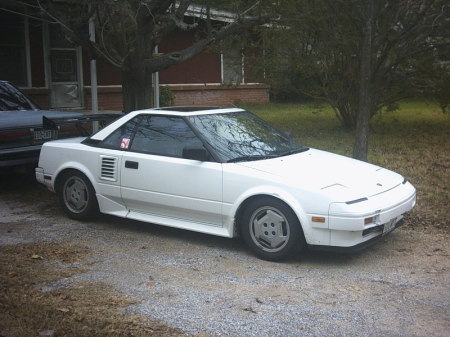 My 85' Toyota MR2, my current daily driver