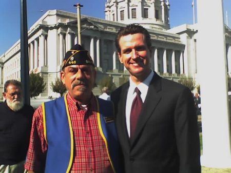 James w/Mayor Gavin Newsom, SF,CA