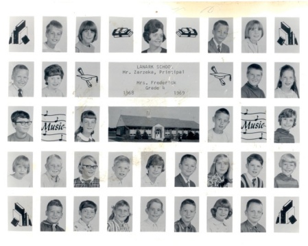 Lanark School Grade 4 1968-1969