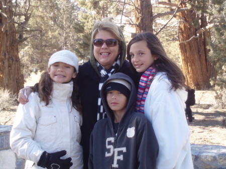 Me and Grandchildren at Big Bear Lake