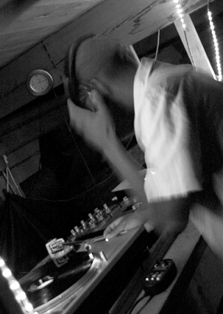 DJing in Chicago Aug. 2005