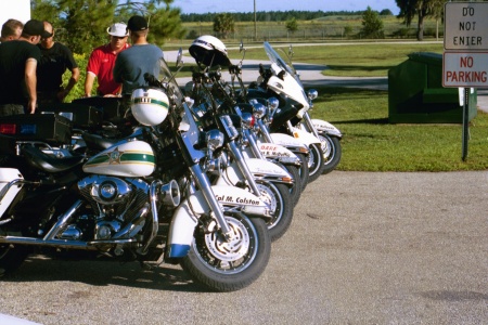 Bikes cooling off