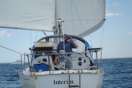 sailing across Buzzards Bay