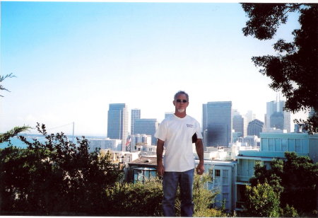 golden gate bridge in the back round. 2006