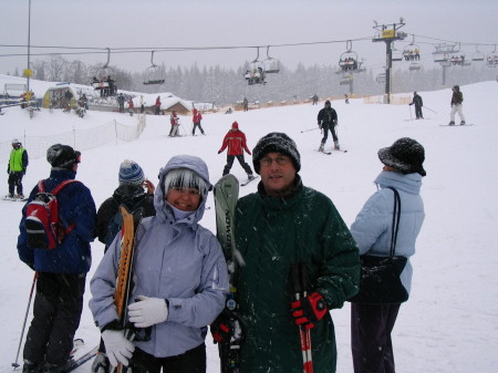 Tammy & Jim ski Zakopane, Poland 2005