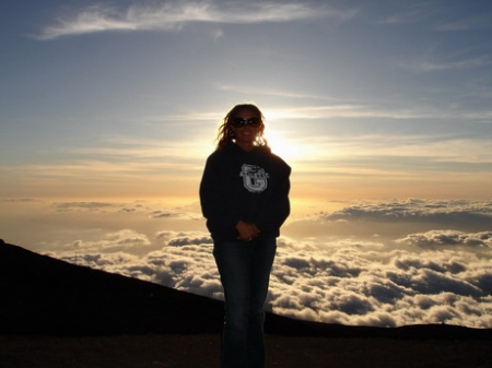 Sis (Andra) on top of the world..Maui