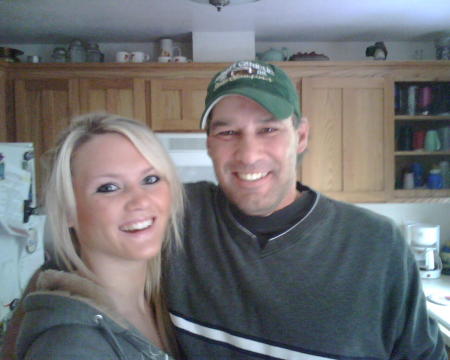 My daughter Brittany and hubby Brad may 2008