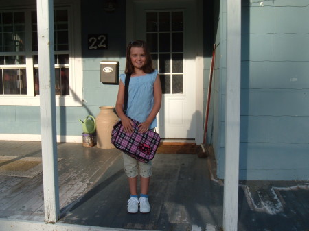 First Day of 2nd Grade (Sept. 08)