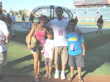 angel stadium field on 8/8/08