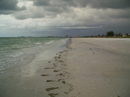 St Pete Beach when the tourist are gone.