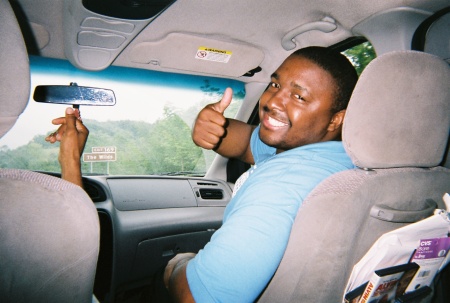 Me chilling on my way to Indianapolis! 2008