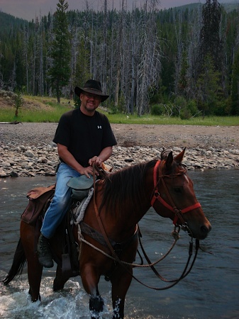 Horse pack trip in Yellowstone 2008