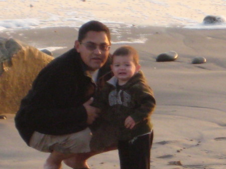 ME AND BRANDON AT LEO CARRILLO BEACH