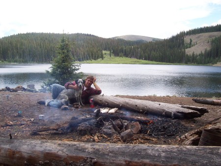 Me and Stormy in the Weminuche Wilderness