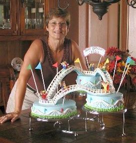 My Rollercoaster cake