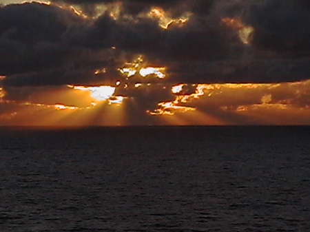 Mexico cruise sunset