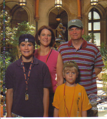Young family, summer 2008
