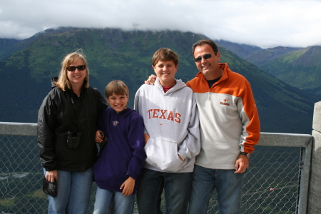 David, Diana, Griffin and Roman in Alaska