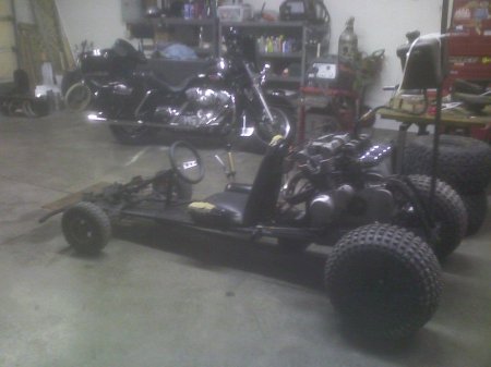 my husband's gocart that he built