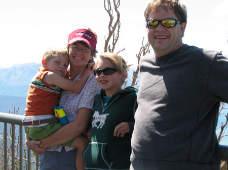 Tourists in Lake Tahoe