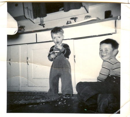 My Brother & Myself as kids playing
