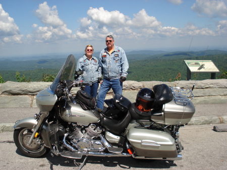 pam & jeff on the cherohala skyway