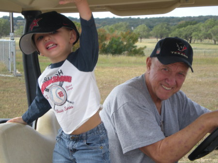 My baby boy & his papaw