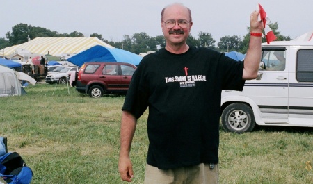 Phil at Cornerstone Festival in 2007