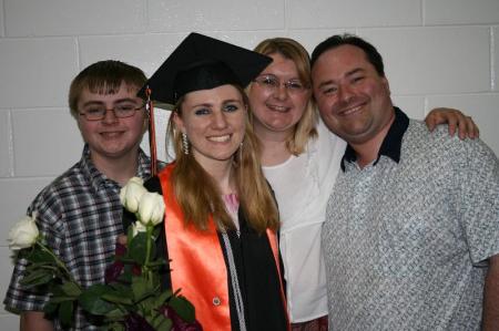 My family at Amber's Graduation