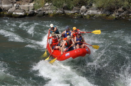 Class 3 rapid, Deshutes river