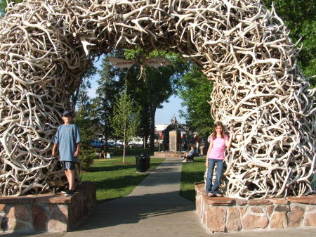 The kids in Jackson Hole Wy.