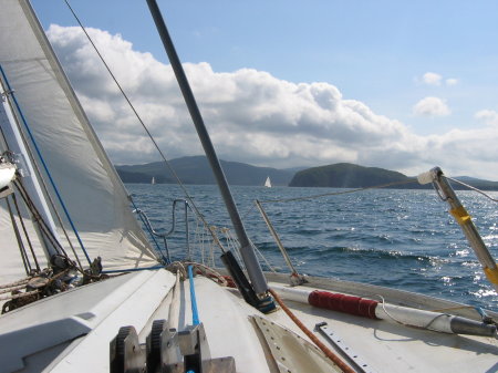 Sailing off the Russian Coast