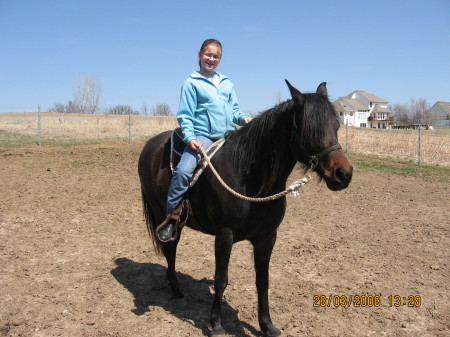 Taylor on grandpas horse 0308