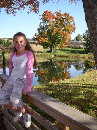 Taylor at our friends farm in Glastonbury