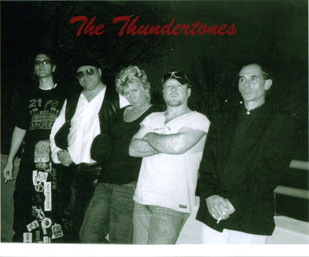 With my band The Thundertones