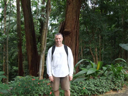 Dean in rainforest, Rio de Janeiro Brazil '06