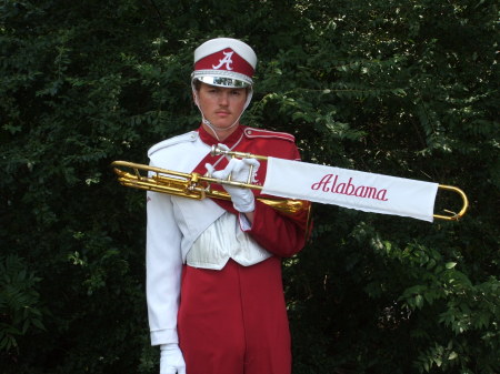 ROBBIE IN HIS MILLION DOLLAR BAND UNIFORM