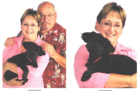 Carol, husband Ron, dog Miles