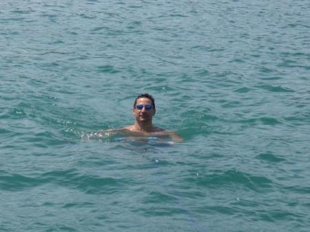 just me swimming at the cross dike